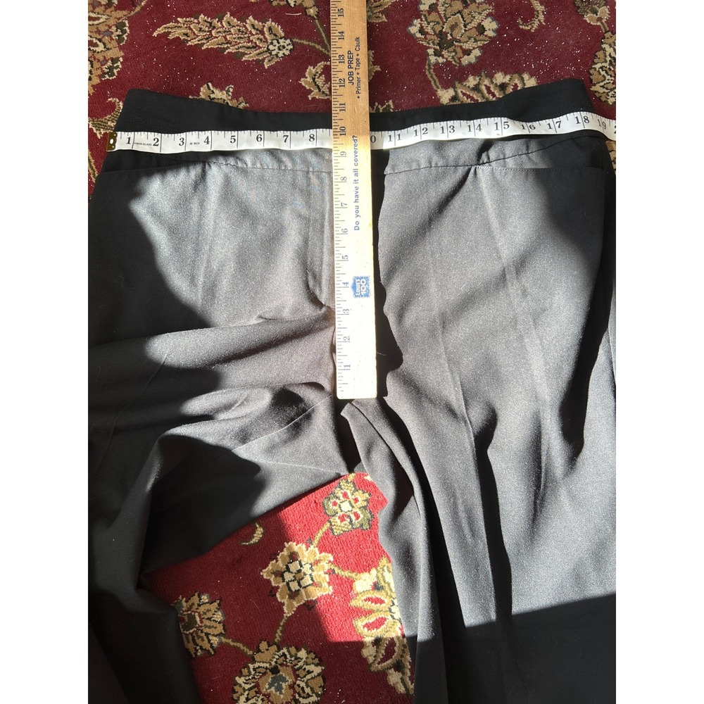 Ann Taylor LOFT Black Ankle Pants Curvy Size 12 career‎ wear dress pants - Picture 4 of 6
